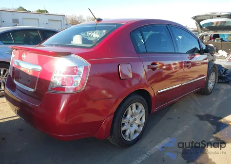 2012 Nissan Sentra 2.0 S from USA, damaged, VIN 3N1AB6AP3CL694366